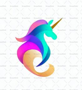 Abstraktes Einhorn